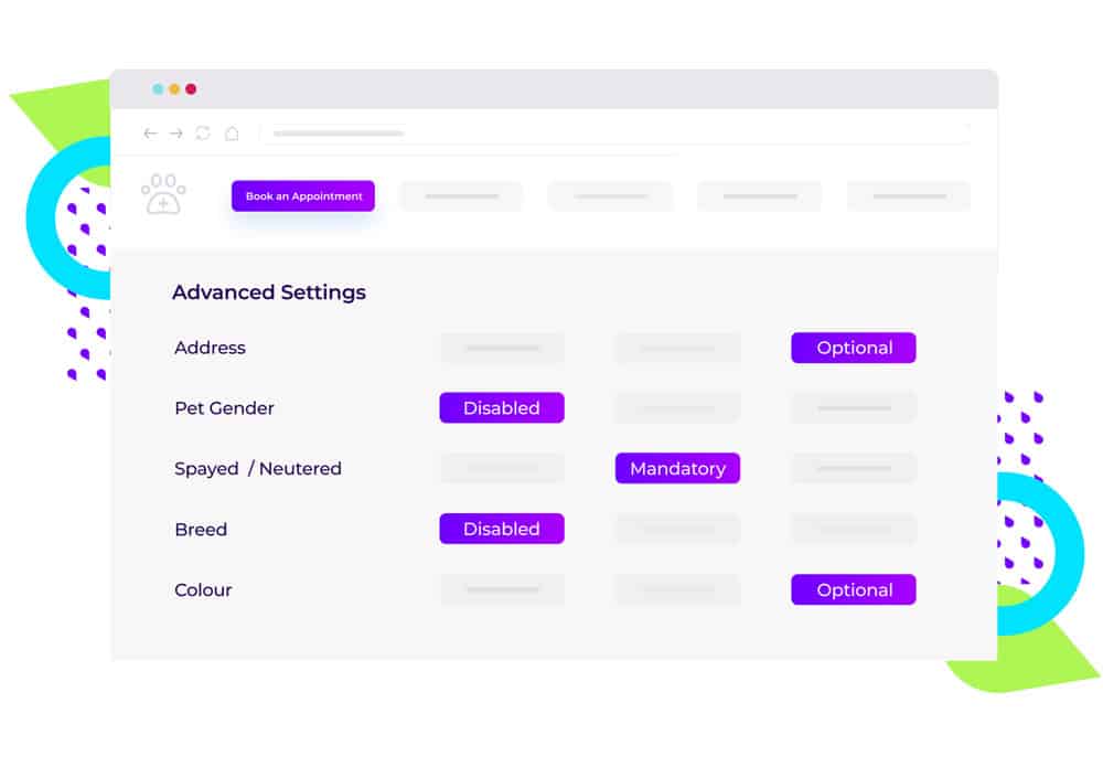 New Client Form Configuration Settings