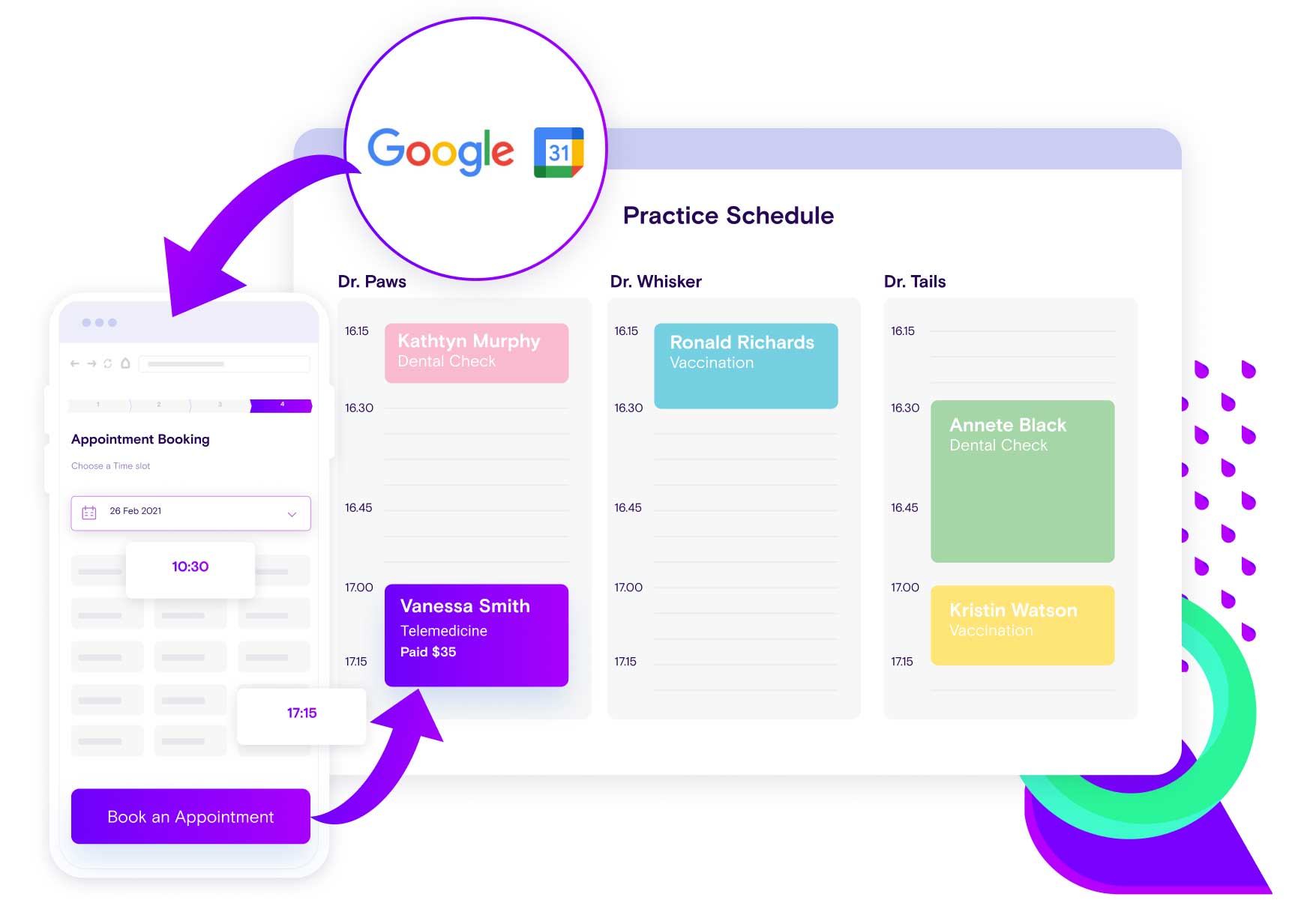 Google Calendar Schedule Integration