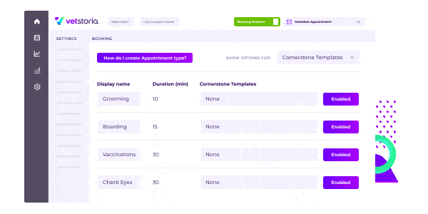 Seamless synchronization with IDEXX Cornerstone templates with effective appointment scheduling