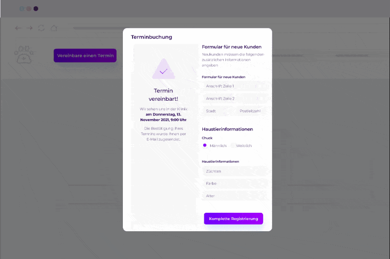 Better features added with Vetstoria's appointment scheduling software