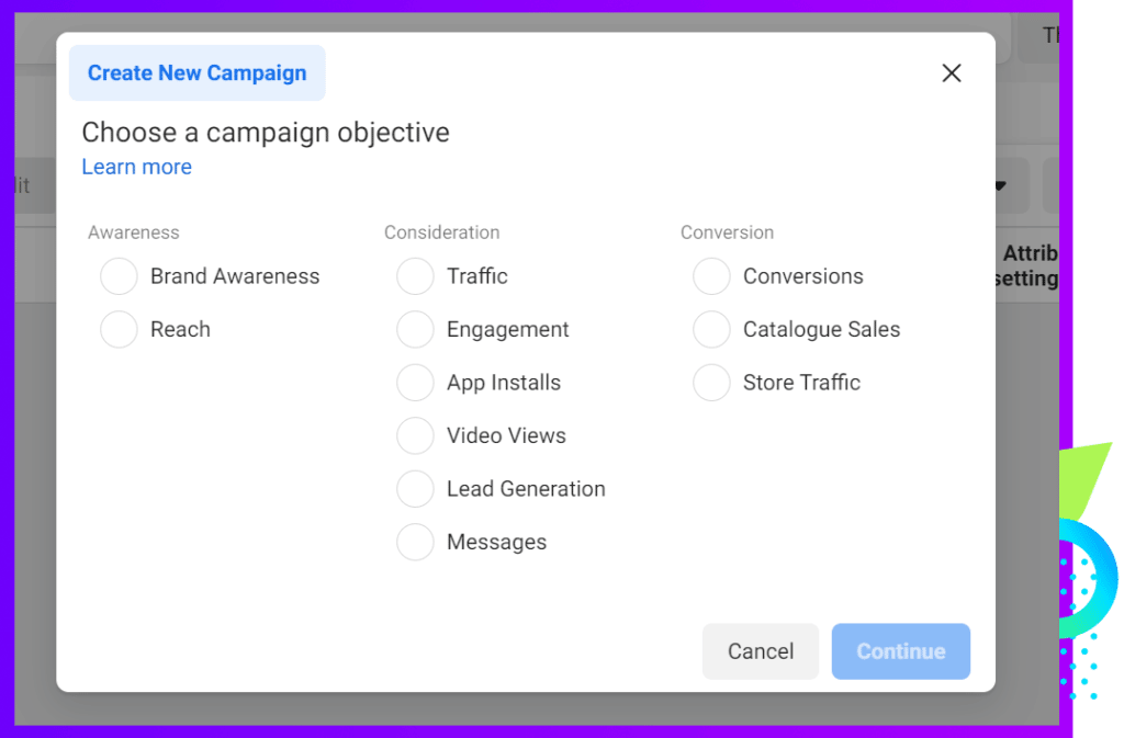 Choosing a Facebook ad campaign objective for veterinary marketing