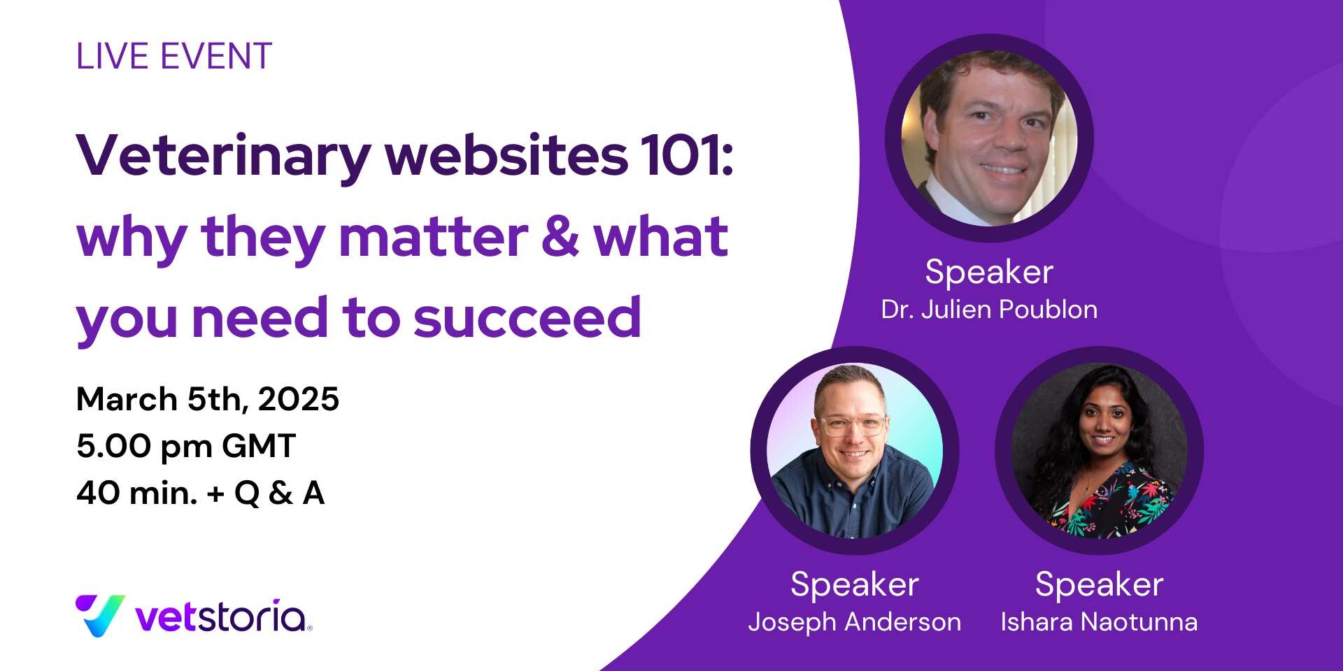 Veterinary websites 101 why they matter & what you need to succeed - Vetstoria webinar