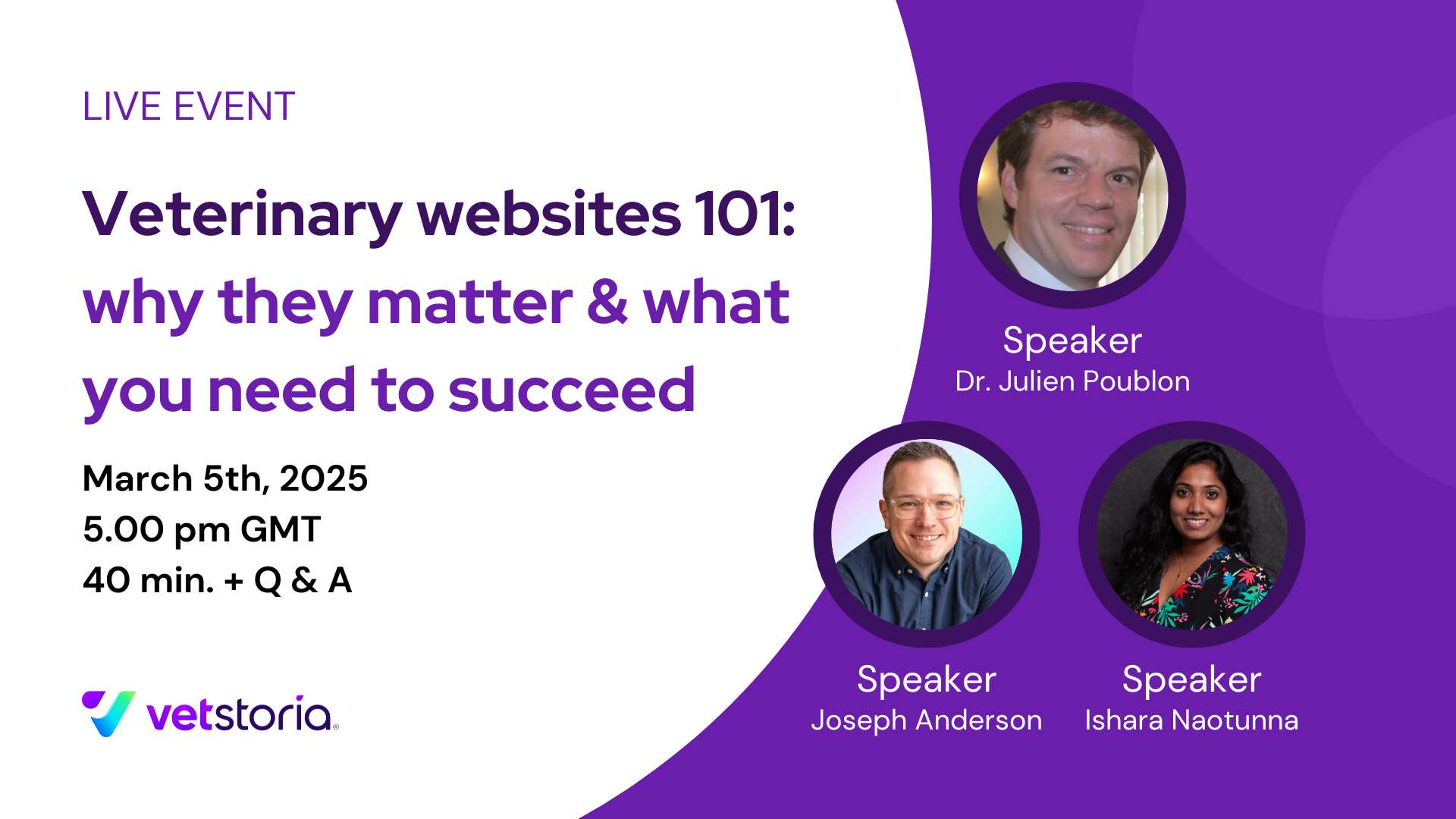 Veterinary websites 101 why they matter & what you need to succeed - Vetstoria webinar