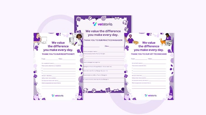 veterinary appreciation cards - Vetstoria