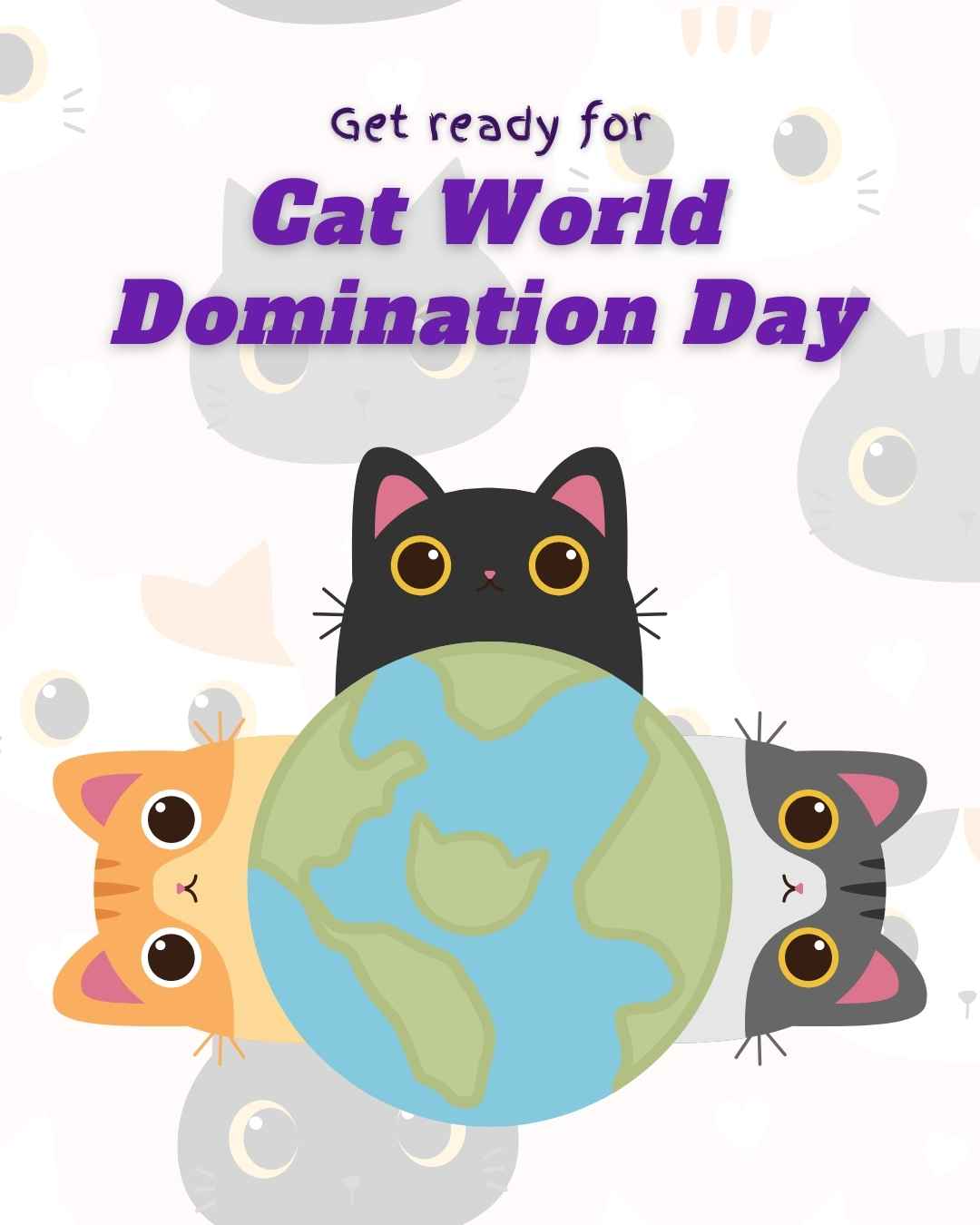 Vetstoria june freebies Cat World Domination Day