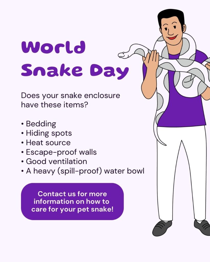World Snake Day July freebies Vetstoria