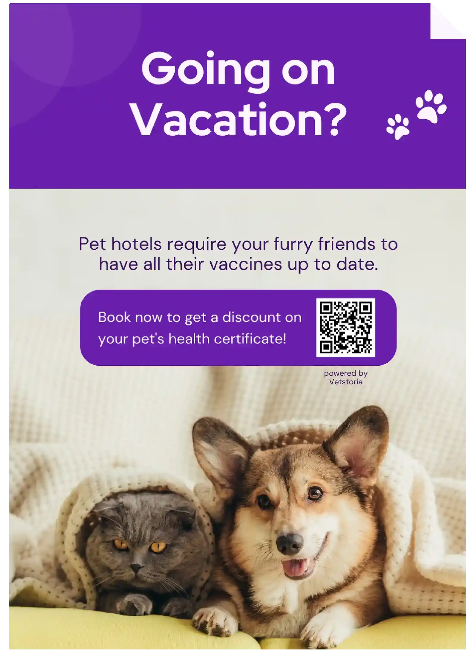 Vacation vaccinations - Vetstoria cotnent packs feature image