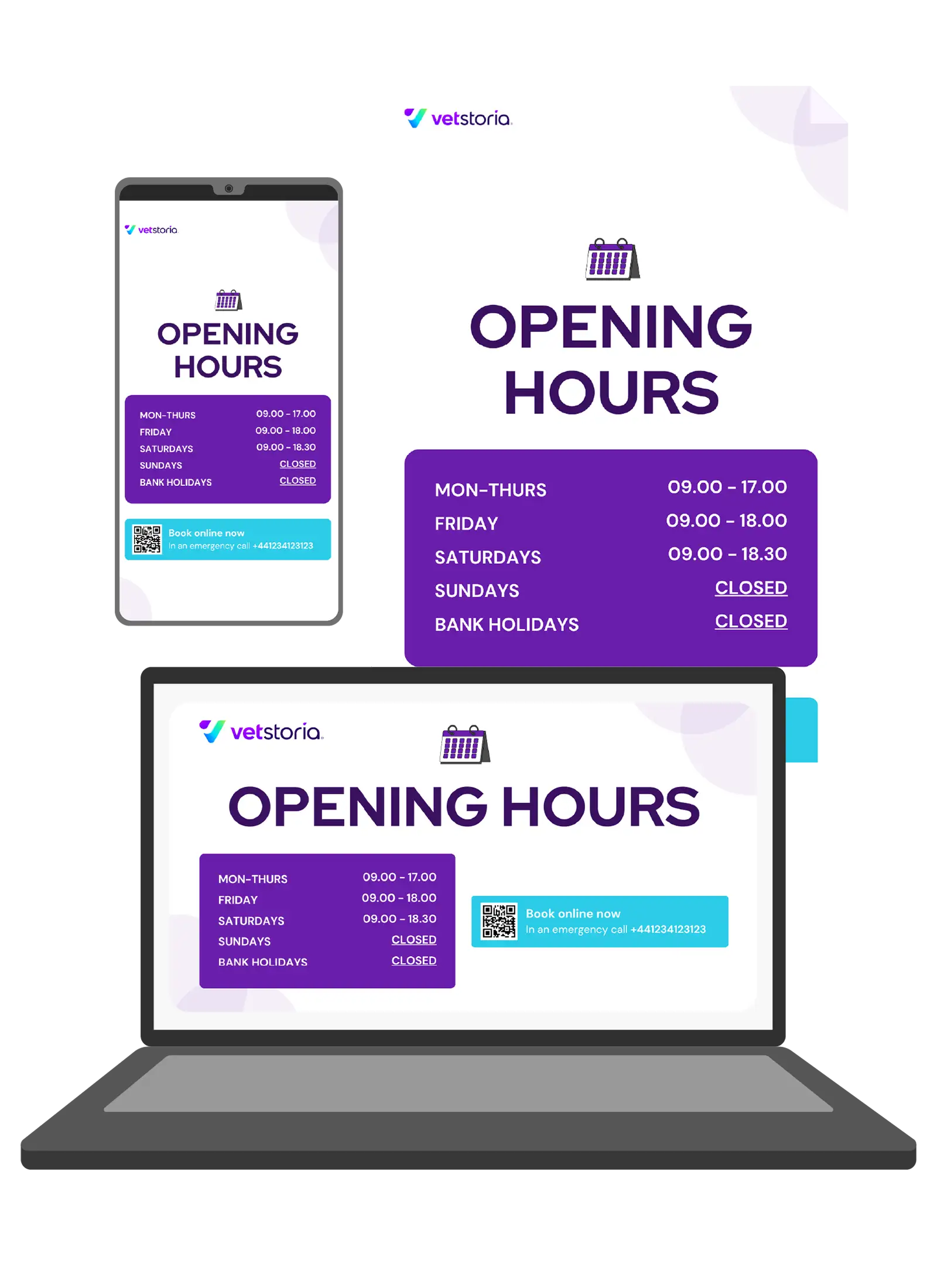 opening hours Vetstoria content pack header image