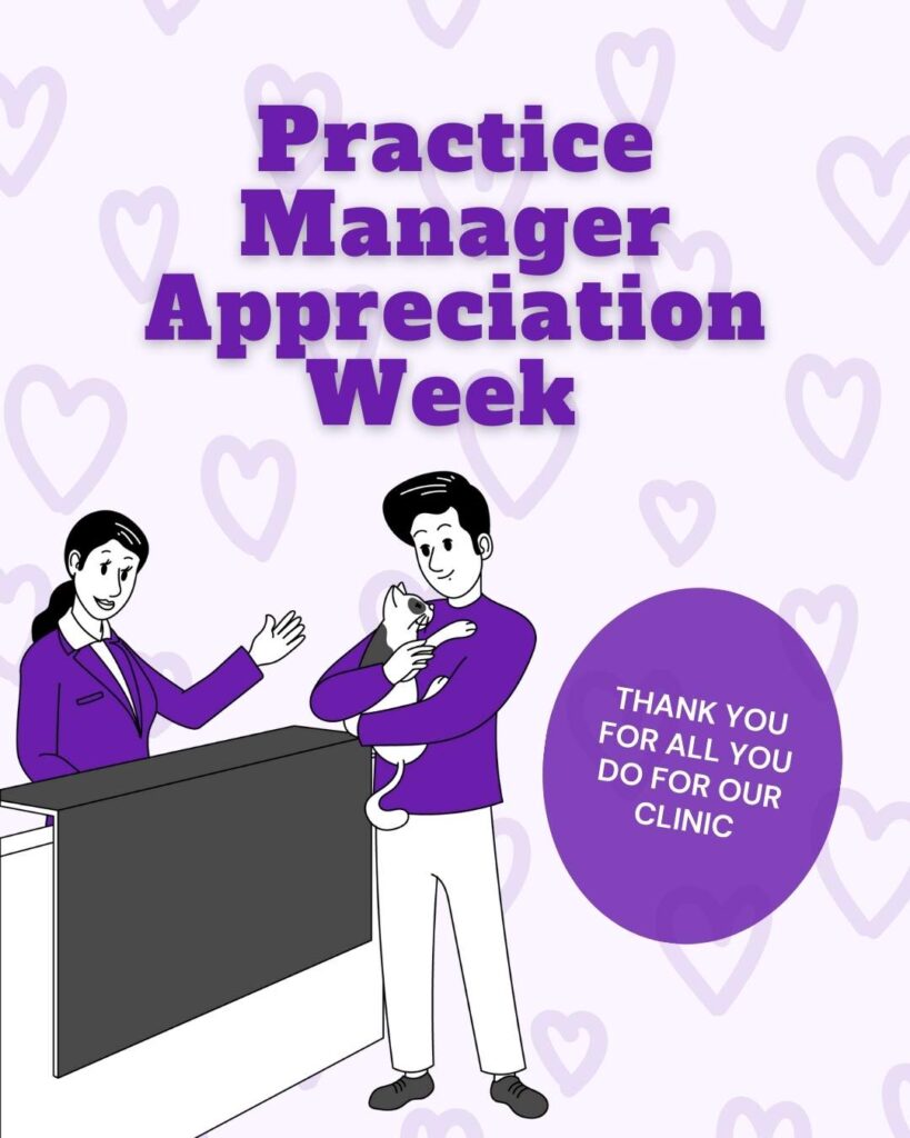 Practice manager appreciation week vetstoria freebies AU