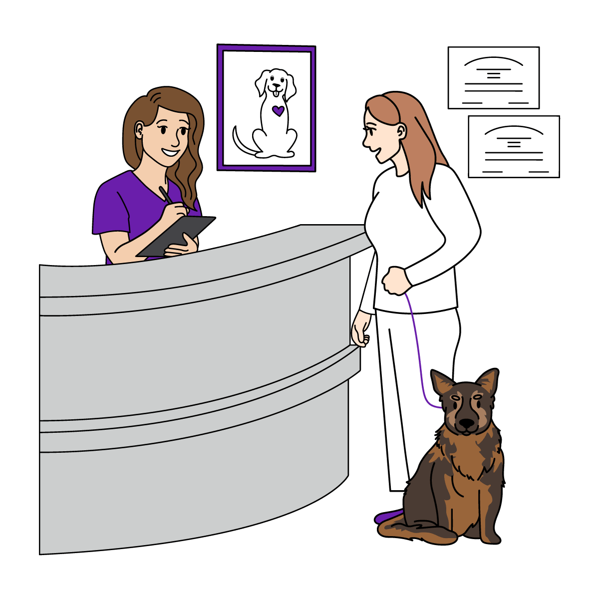Vet clinic receptionist Kliniek voor Gezelschapsdieren Vetstoria Case Study