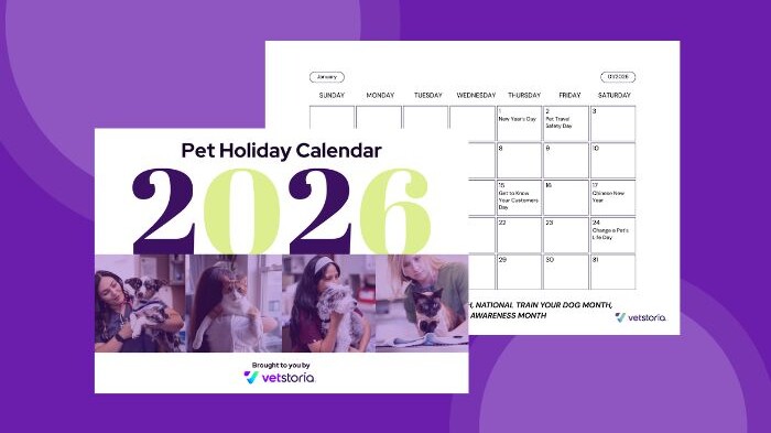 Vetstoria 2026 Pet Holiday Calendar AU NZ
