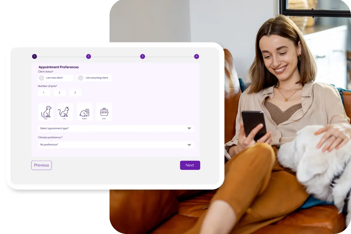 Vetstoria online booking and websites for veterinary clinics and pet parents