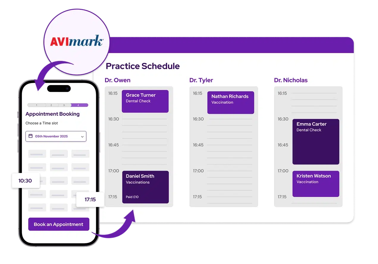 Avimark Interface Online Appointment Scheduling & Telemedicine for Avimark | Vetstoria